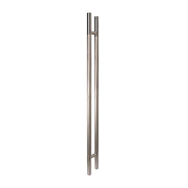 H-TYPE KNURLED HANDLE - MODULAR - STAINLESS STEEL 304