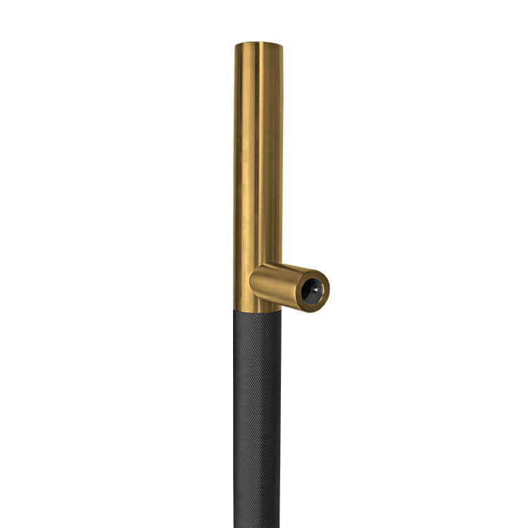 H-TYPE KNURLED HANDLE - MODULAR - STAINLESS STEEL 304