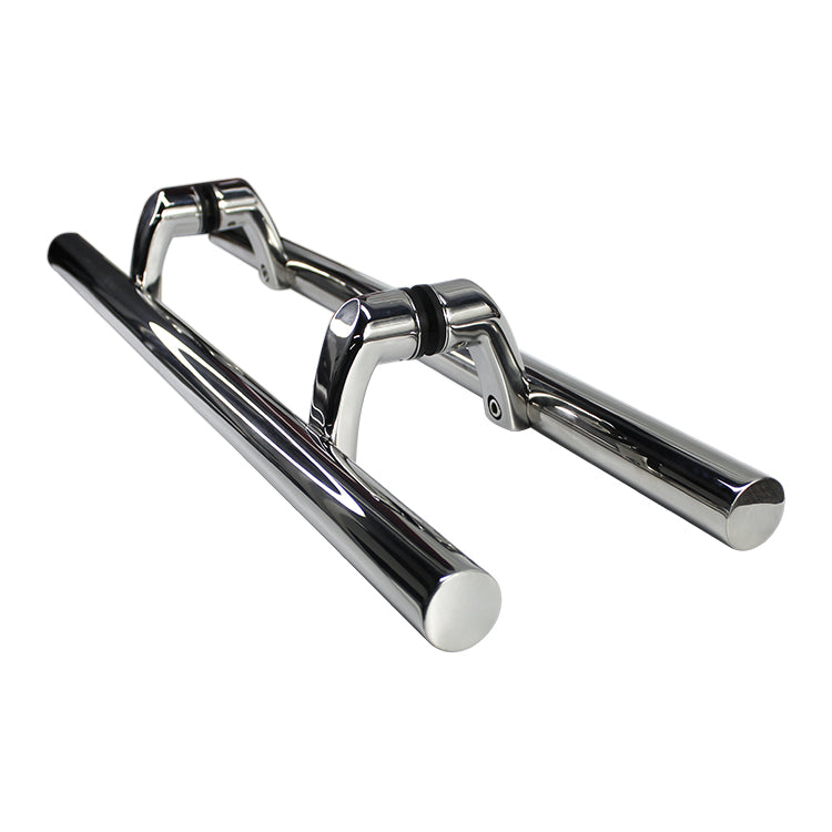 H-TYPE OFFSET HANDLE - POLISHED - STAINLESS STEEL 304