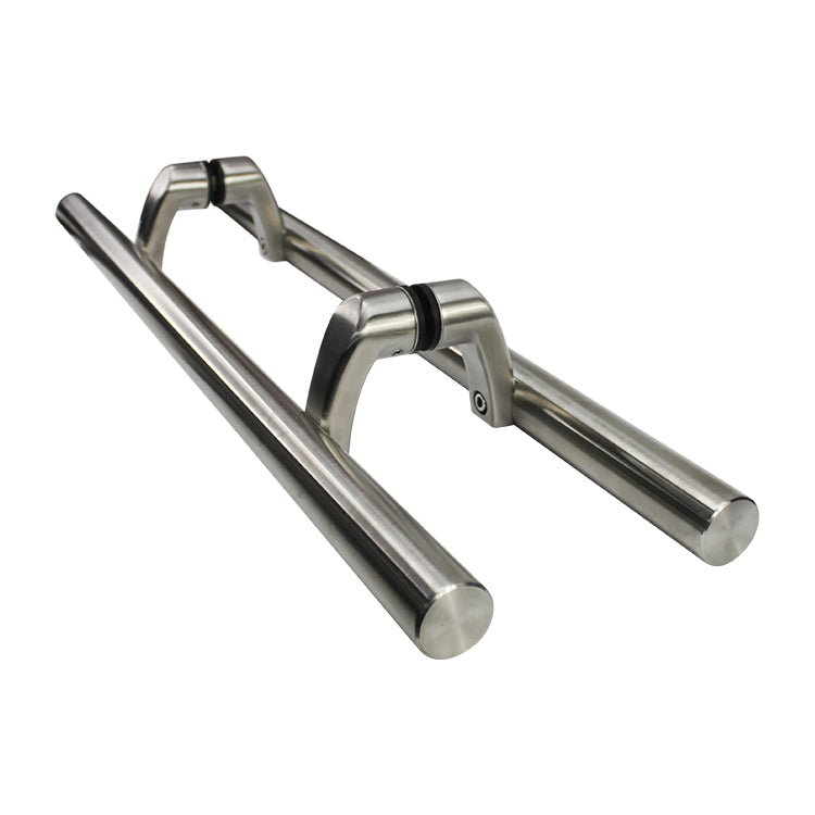 H-TYPE OFFSET HANDLE - SATIN - STAINLESS STEEL-304