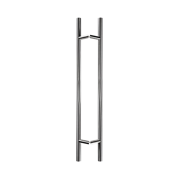 1-1/4” DIAMETER - 155º OFFSET LADDER PULL HANDLE BACK-TO-BACK - SATIN STAINLESS STEEL MOD. L27