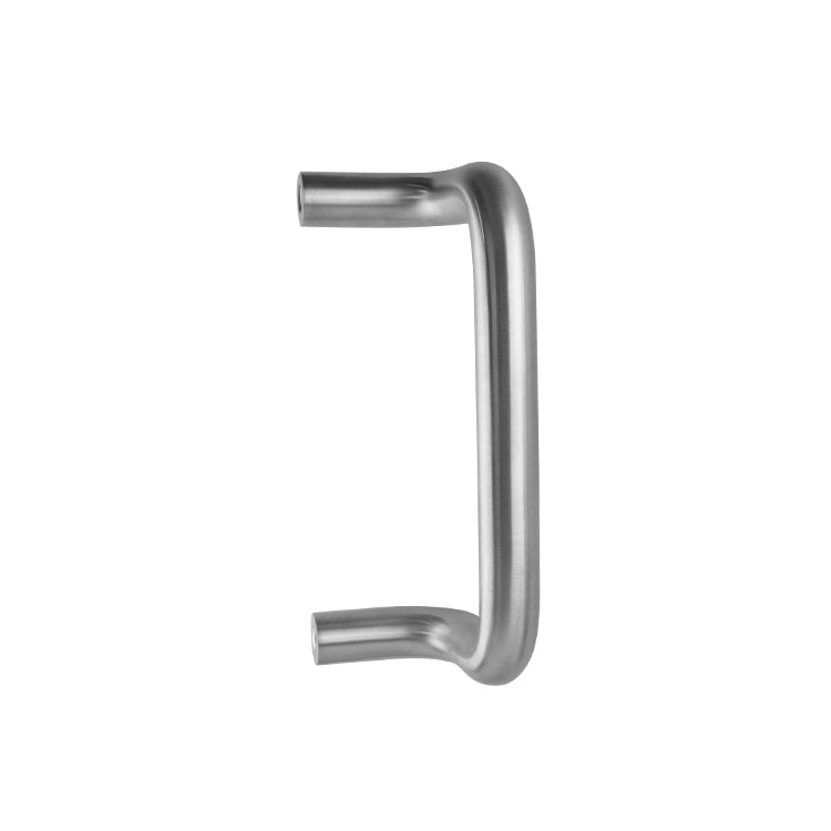 1” DIAMETER - OFFSET PULL HANDLE SINGLE-SIDED - POLISHED STAINLESS STEEL MOD. W8190HD