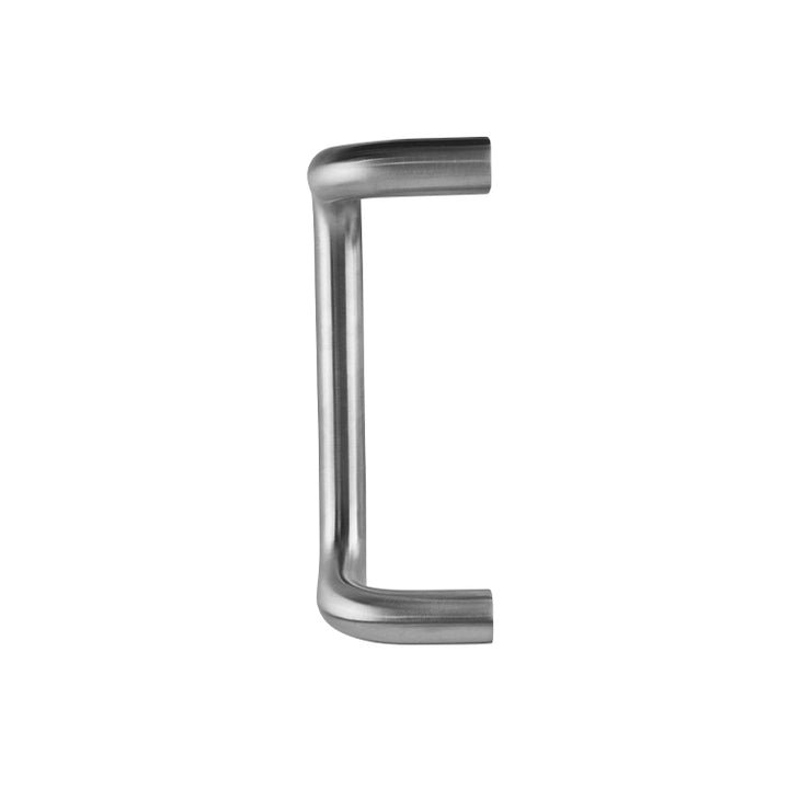 1” DIAMETER - OFFSET PULL HANDLE SINGLE-SIDED - POLISHED STAINLESS STEEL MOD. W8190HD