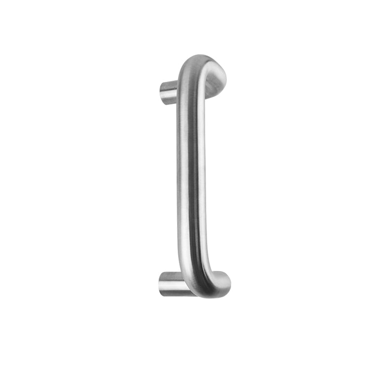 1” DIAMETER - OFFSET PULL HANDLE SINGLE-SIDED - POLISHED STAINLESS STEEL MOD. W8190HD